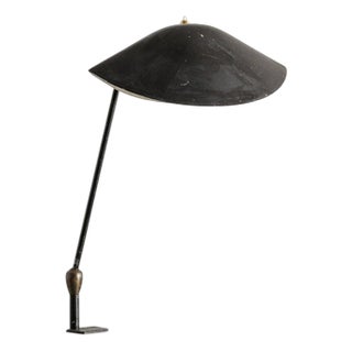 French Mid Century Agrafée Desk Clip Lamp by Serge Mouille for Steph Simon France, 1950s For Sale