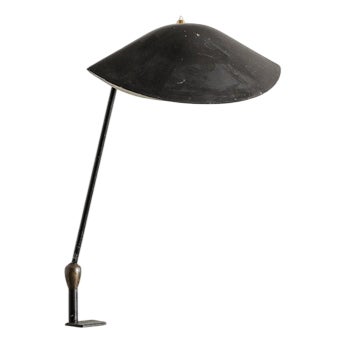 French Mid Century Agrafée Desk Clip Lamp by Serge Mouille for Steph Simon France, 1950s For Sale