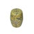Yellow Distressed Yellow Porcelain Flower Birds Round Barrel Stool Table For Sale - Image 8 of 8