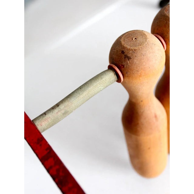Vintage Wooden Bowling Game For Sale - Image 12 of 13