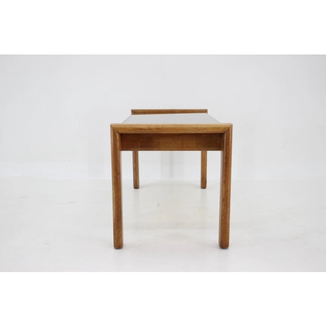 Oak and Glass Coffee Table, Finland, 1960s For Sale - Image 3 of 9