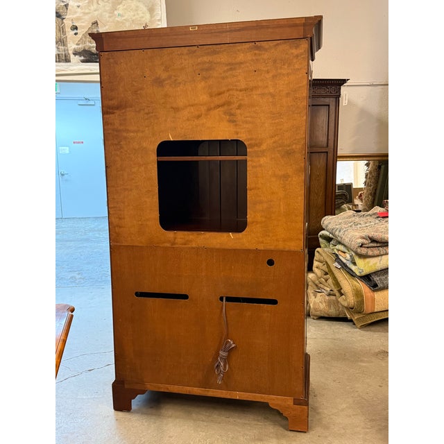 Stickley Furniture Cherry Television Armoire For Sale In San Francisco - Image 6 of 12