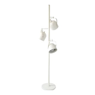 1970s White Metal Floor Lamp For Sale