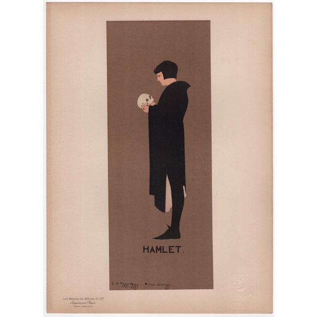 William nicholson (1872-1949) and james pryde (1966-1941) a.k.a. The beggarstaffs (1894-1899) hamlet year: 1898 lithograph...