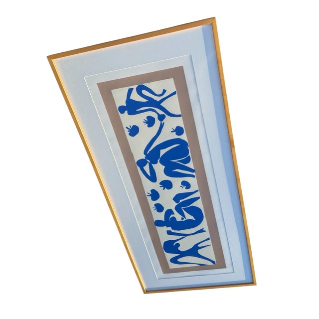 Wood 1990s Femmes Et Singes (Serigraph) by Henri Matisse Art Print Printed in England For Sale - Image 7 of 12