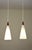 Holmegaard Trumpet 2-Light Pendant by Fog & Mørup for Holmegaard, Denmark, 1960s For Sale - Image 4 of 13