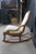 Antique American Victorian Rose Carved Walnut Lincoln Rocking Chair Rocker For Sale - Image 9 of 18