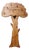 Vintage Tree Wardrobe Sculpture in Pine from Ikea, 1980s For Sale