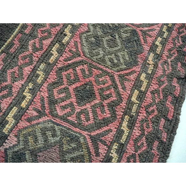 Vintage Afghanistan Kilim Rug, 1940s For Sale - Image 11 of 13