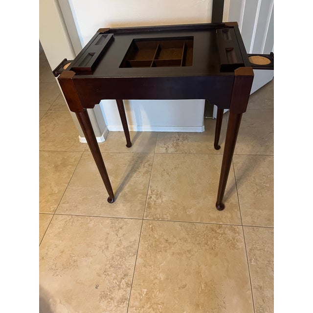 Vintage Mahogany Metamorphic Games Table For Sale In Phoenix - Image 6 of 12