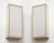 Metal Bespoke Milk Glass and Brass Sconces - Pair For Sale - Image 7 of 7