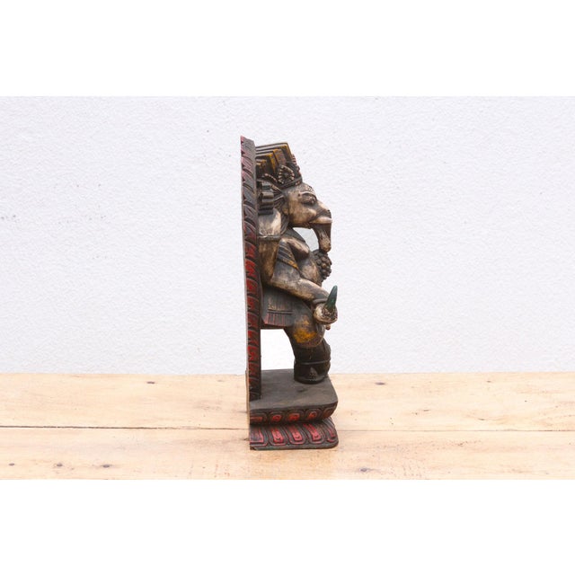 Wood The Remover of Obstacles, Vintage Ganesha Figure For Sale - Image 7 of 9