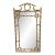 Regency Style Giltwood Faux Bamboo Wall Mirror For Sale
