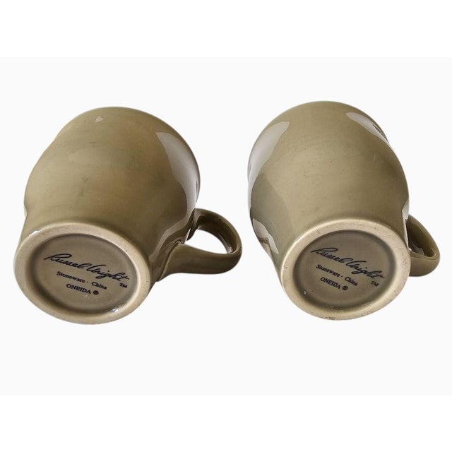 Russel Wright Oneida 4-1/2" Tall Mugs - Set of Two - Gray - Euc - New - Unused For Sale In Sacramento - Image 6 of 8