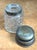 Antique Monogrammed Metal Topped Glass Vanity Jar For Sale - Image 15 of 18