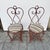 Vintage French Art Nouveau Chairs in Wrought Iron, 1930s, Set of 2 For Sale - Image 9 of 18