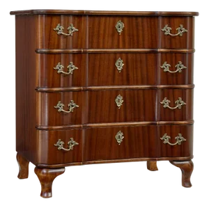 Mid 20th Century Baroque Revival Chest of Drawers, 1950s