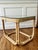 Mid-Century Modern Brown Jordan Rattan Fretwork Side Table For Sale - Image 3 of 5