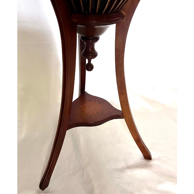 Vintage English Style Mahogany Jardinieres/ Wine Coolers - A Pair For Sale - Image 13 of 17