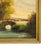 Mid 20th Century Vintage Mid-Century Belgian Landscape Oil Painting – Windmill & Cottage Scene For Sale - Image 5 of 8