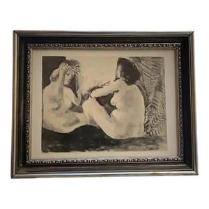 Picassp. Pablo Deux Femmes - Two Women, Lithograph 1967