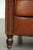 Sheepskin Club Armchair In Warm Cognac Color For Sale - Image 11 of 13