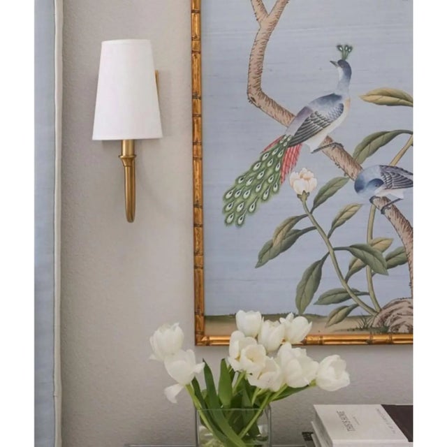 Chinoiserie 24"*48", Chinoiserie Wall Artwork, Wallpaper Panel - Set of ( No Frame) For Sale - Image 3 of 9