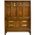 1970s Campaign Style Highboy by Henry M. Goodman Furniture For Sale - Image 15 of 15