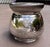 French Country Antique Meriden Britannia Silver Plate Cachepot Engraved Victorian Jardiniere Vase Pattern No. 1952 | Art Nouveau Floral Repoussé | Mirror Finish For Sale - Image 3 of 12