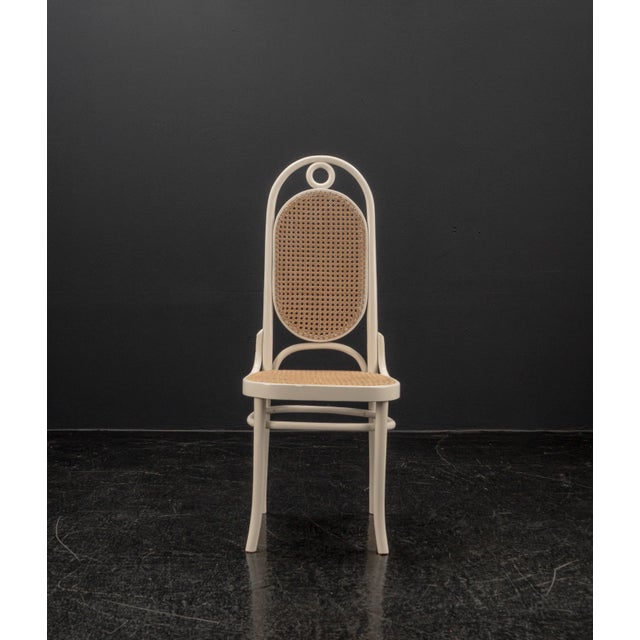 Lange Jan Chairs in White Bentwood from FMG Radomsko, 1940s, Set of 6 For Sale - Image 13 of 18
