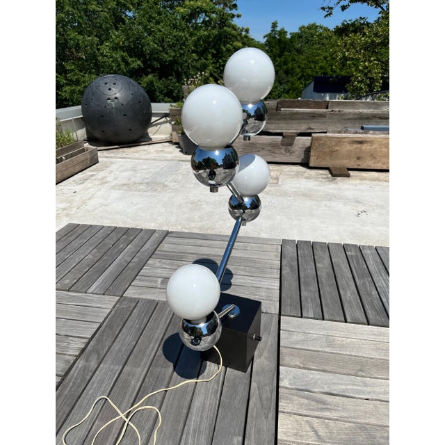 1970s 1970s Modern Four Light Table Lamp For Sale - Image 5 of 9