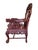 Antique Chinese Rosewood Dragon Armchair – Peranakan Style Carved Chair With Marble Insert, C. Late 19th or Early 20th Century For Sale - Image 4 of 16