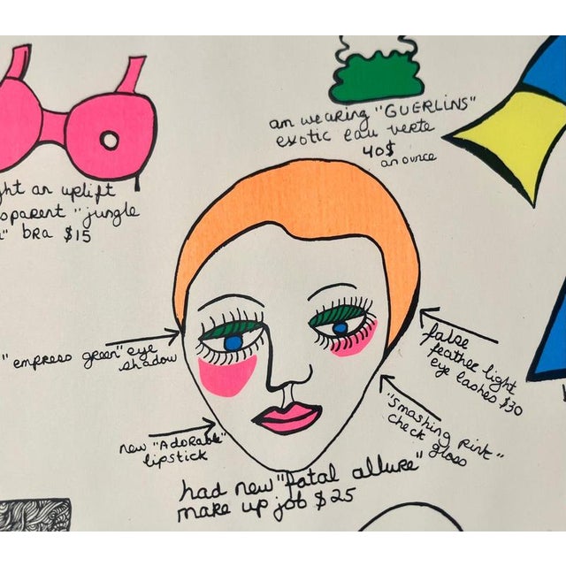 Niki De Saint Phalle, Dear Diana, 1960s, Silkscreen For Sale - Image 4 of 6
