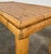 Vintage Chunky Split Reed Bamboo Table For Sale - Image 9 of 11