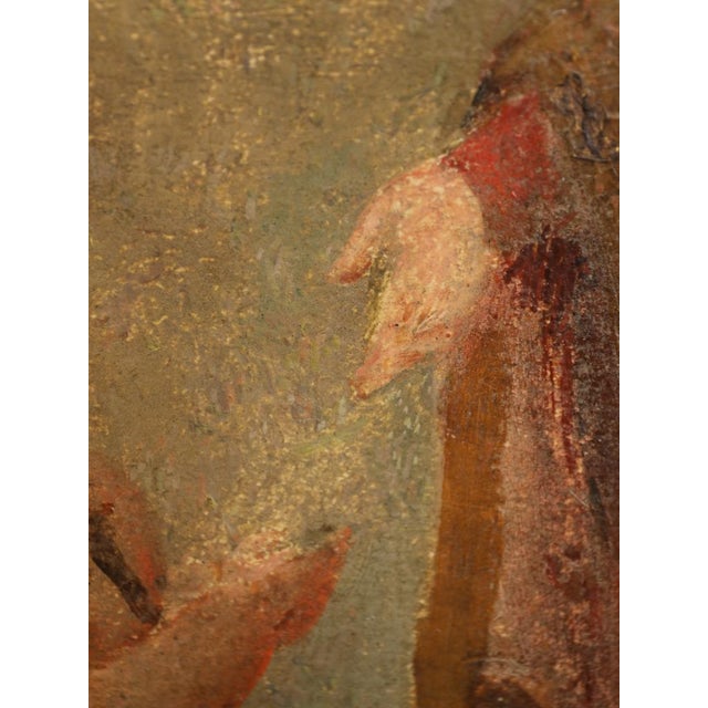 Late 18th Century Figurative Composition, 18th Century, Oil Painting on Canvas, Framed, Set of 2 For Sale - Image 5 of 18