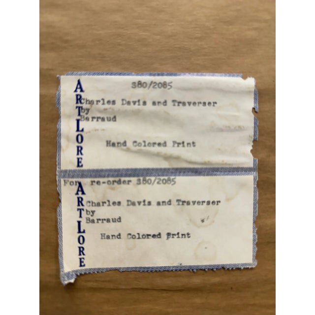 Wood Charles Davis on “The Traverse” Antique Print For Sale - Image 7 of 9