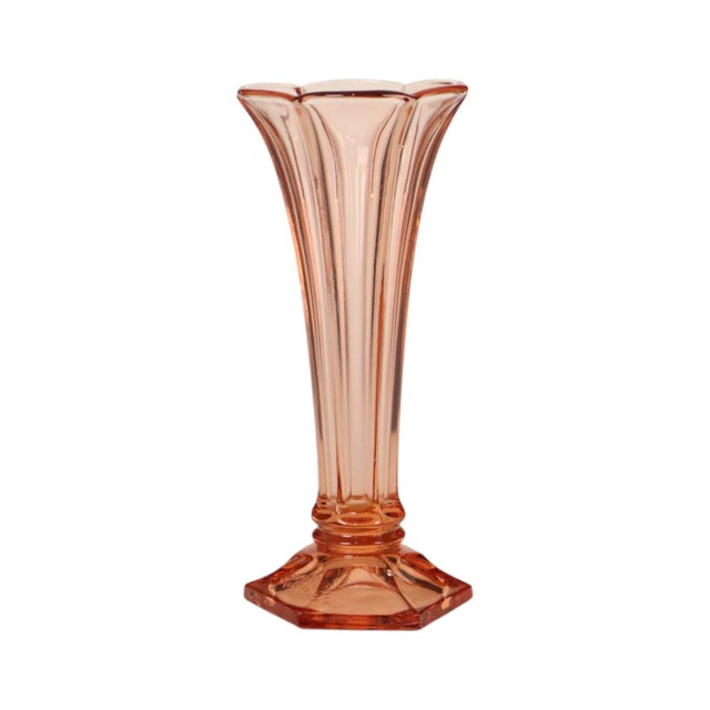Art Deco Pink Rosaline Vase from Val Saint Lambert, 1935 For Sale - Image 14 of 14