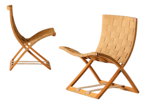 Foldable Lounge Chairs, Sweden, 1960s, Set of 2