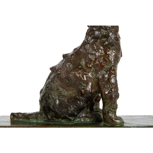 Rare Pair of “Terriers” Bookends Bronze Sculpture by Edith Baretto Parsons For Sale - Image 12 of 12