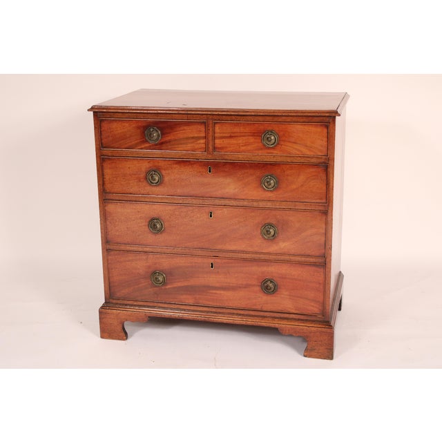 Traditional Late 18th Century George II Mahogany Chest of Drawers For Sale - Image 3 of 12