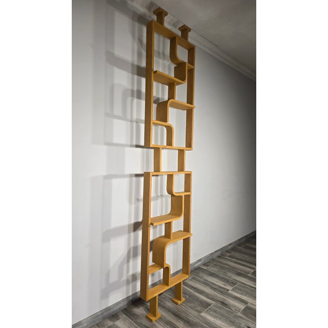 Mid-Century Modern Room Divider by Ludvik Volak for Drevopodnik Holesov, 1950s For Sale - Image 3 of 9