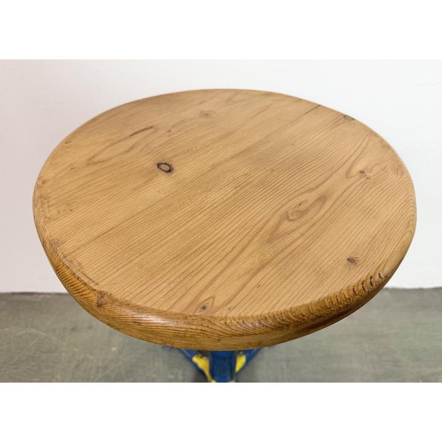 Vintage Industrial Workshop Stool, 1960s For Sale - Image 12 of 14