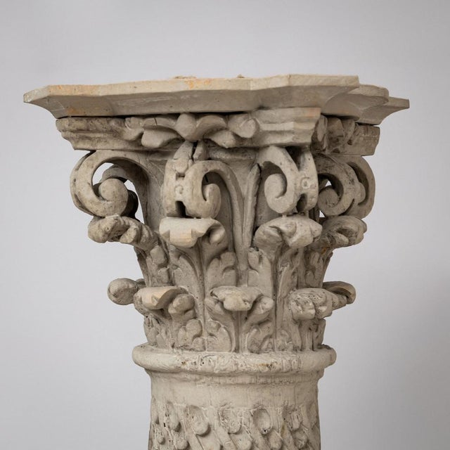 Wood Antique Wooden Column, 1800s For Sale - Image 7 of 9