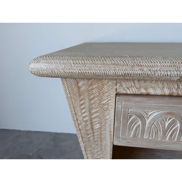 Pair of Organic Hand Carved Wood Nightstands For Sale - Image 12 of 18