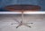 Round Rosewood Coffee Table on Steel Base, Denmark, 1960s For Sale - Image 4 of 10