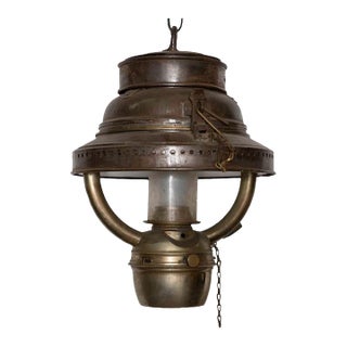 Vintage Retrofitted Kerosene Lantern For Sale