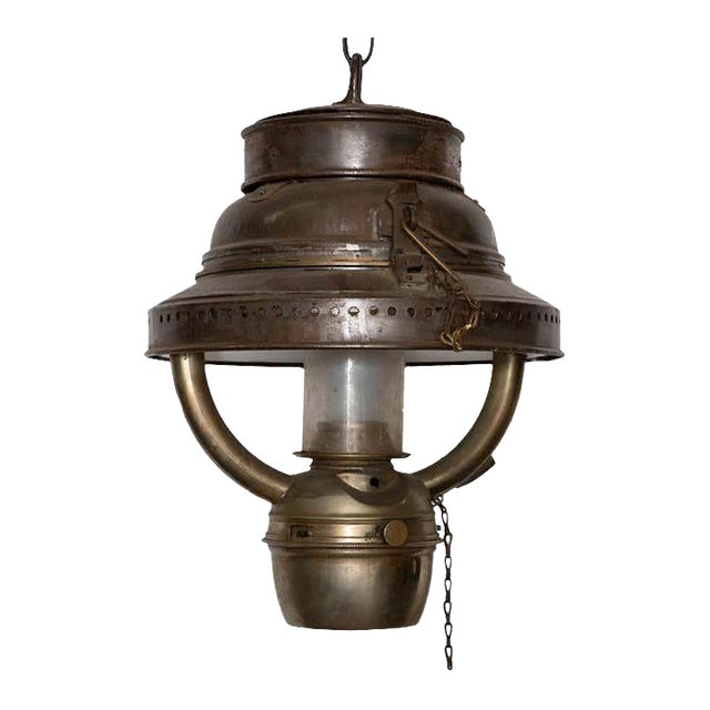 Vintage Retrofitted Kerosene Lantern For Sale