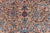 Textile Classic Colorful Antique Large Lavar Kerman Rug in Salmon Background For Sale - Image 7 of 13