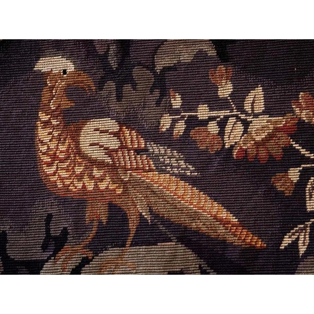 Large Gobelin Green Leaves Tapestry For Sale - Image 3 of 5