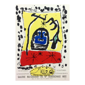 Joan Miro Lithograph 54 Expo 1957 Art in Posters